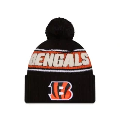 Outlet Cincinnati Bengals 2024 Cold Weather Kids Pom Knit Hat - KTGCaps - Baseball caps for various teams, purchased online at a discount Caps