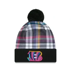 Best Sale Cincinnati Bengals 2024 Crucial Catch Sport Pom Knit Hat - KTGCaps - Baseball caps for various teams, purchased online at a discount Caps