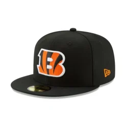 Discount Cincinnati Bengals Basic Black 59FIFTY Fitted Hat - KTGCaps - Baseball caps for various teams, purchased online at a discount Caps