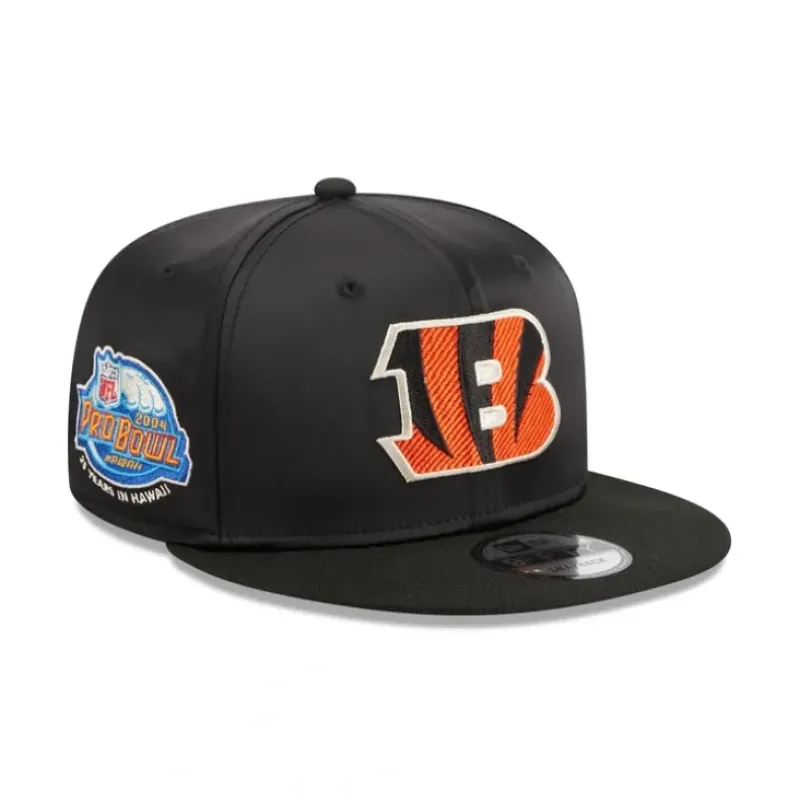 Flash Sale Cincinnati Bengals Satin 59FIFTY Fitted Hat - KTGCaps - Baseball caps for various teams, purchased online at a discount Caps