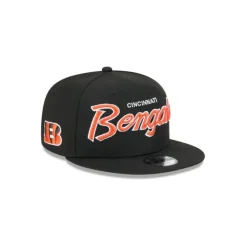 Flash Sale Cincinnati Bengals Satin 9FIFTY Snapback Hat - KTGCaps - Baseball caps for various teams, purchased online at a discount Caps