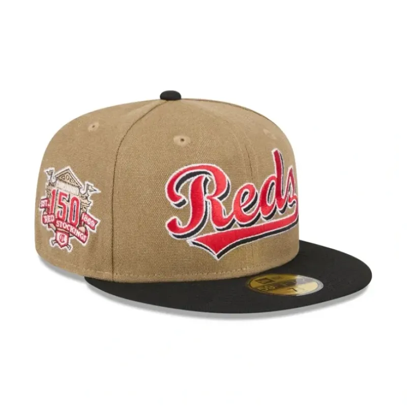Shop Cincinnati Reds 2024 Spring Training 59FIFTY Fitted Hat - KTGCaps - Baseball caps for various teams, purchased online at a discount Caps