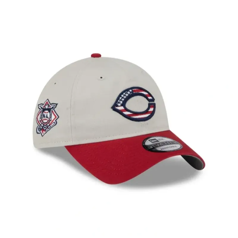 Store Cincinnati Reds Independence Day 2024 9FIFTY Snapback Hat - KTGCaps - Baseball caps for various teams, purchased online at a discount Caps