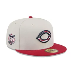 Online Cincinnati Reds Independence Day 2024 59FIFTY Fitted Hat - KTGCaps - Baseball caps for various teams, purchased online at a discount Caps