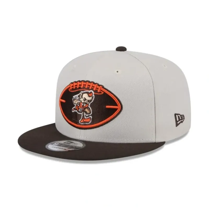 Discount Cleveland Browns 2024 Crucial Catch Sport Pom Knit Hat - KTGCaps - Baseball caps for various teams, purchased online at a discount Caps