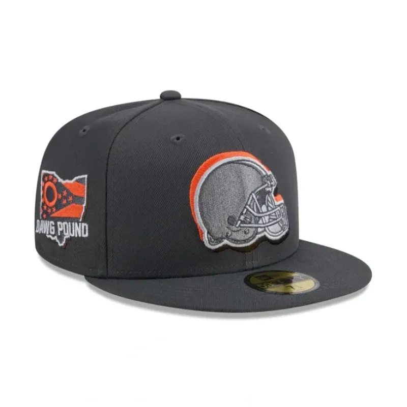 Flash Sale Cleveland Browns 2024 Crucial Catch 59FIFTY Fitted Hat - KTGCaps - Baseball caps for various teams, purchased online at a discount Caps