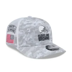 Fashion Cleveland Browns 2024 Salute to Service 9FORTY StretchSnap Hat - KTGCaps - Baseball caps for various teams, purchased online at a discount Caps