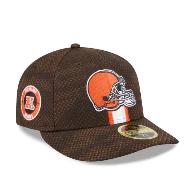 Cheap Cleveland Browns 2024 Sideline Gray 59FIFTY Fitted Hat - KTGCaps - Baseball caps for various teams, purchased online at a discount Caps