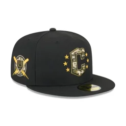 Clearance Cleveland Guardians Armed Forces Day 2024 59FIFTY Fitted Hat - KTGCaps - Baseball caps for various teams, purchased online at a discount Caps