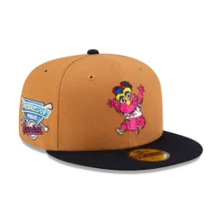 Best Cleveland Guardians Mini Mascot 59FIFTY Fitted Hat - KTGCaps - Baseball caps for various teams, purchased online at a discount Caps