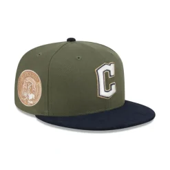 Cheap Cleveland Guardians Olive Green 59FIFTY Fitted Hat - KTGCaps - Baseball caps for various teams, purchased online at a discount Caps