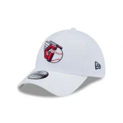 Best Cleveland Guardians Optic White 39THIRTY Stretch Fit Hat - KTGCaps - Baseball caps for various teams, purchased online at a discount Caps