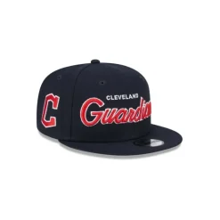 Hot Cleveland Guardians Script Kids 9FIFTY Snapback Hat - KTGCaps - Baseball caps for various teams, purchased online at a discount Caps