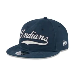 Online Cleveland Guardians Vintage Retro Crown 9FIFTY Snapback Hat - KTGCaps - Baseball caps for various teams, purchased online at a discount Caps