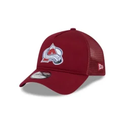 Flash Sale Colorado Avalanche 9FORTY AFrame Trucker Hat - KTGCaps - Baseball caps for various teams, purchased online at a discount Caps