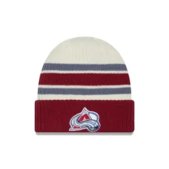 Clearance Colorado Avalanche Vintage Ribbed Beanie - KTGCaps - Baseball caps for various teams, purchased online at a discount Caps
