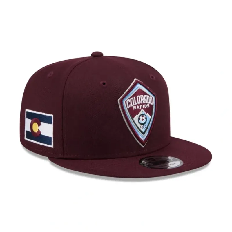 Cheap Colorado Rapids 2024 Jersey Hook 9FIFTY Snapback Hat - KTGCaps - Baseball caps for various teams, purchased online at a discount Caps