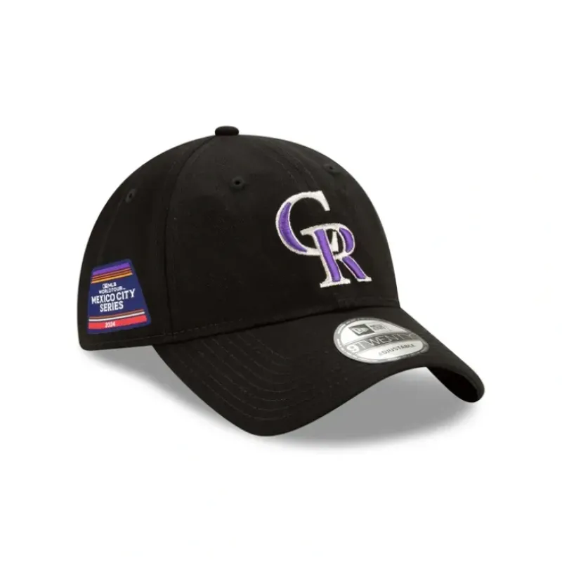 Store Colorado Rockies 2024 MLB World Tour Mexico City Series 9TWENTY Adjust - KTGCaps - Baseball caps for various teams, purchased online at a discount Caps