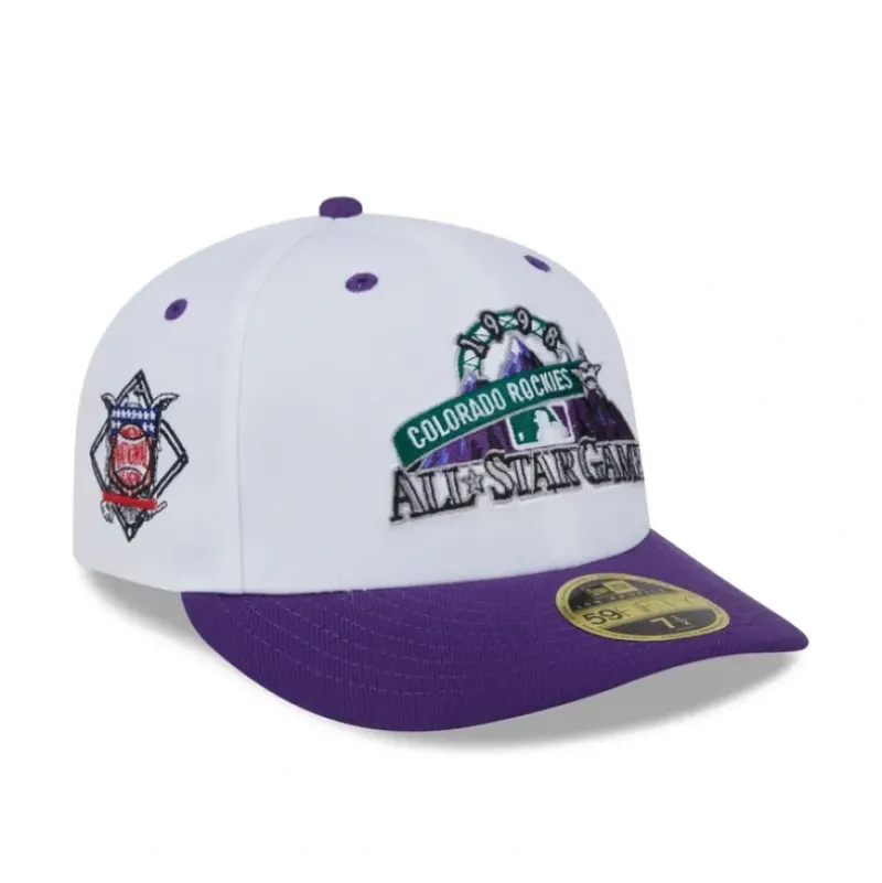 Online Colorado Rockies AllStar Game Pack Low Profile 59FIFTY Fitted Hat - KTGCaps - Baseball caps for various teams, purchased online at a discount Caps