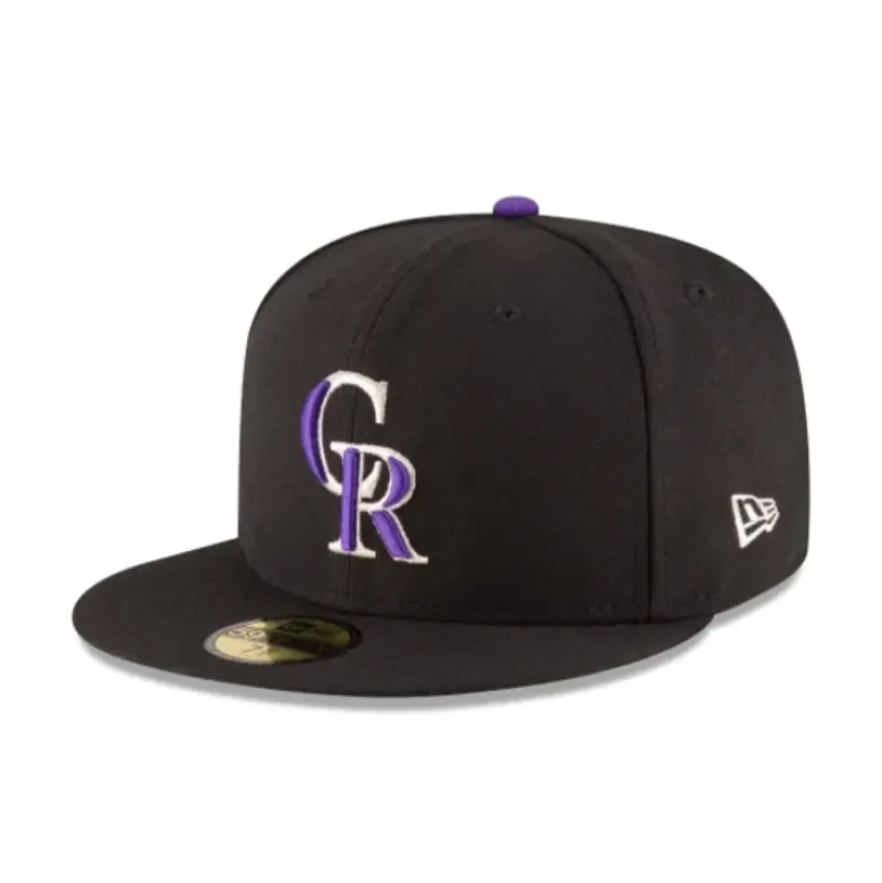 Online Colorado Rockies Authentic Collection 59FIFTY Fitted Hat - KTGCaps - Baseball caps for various teams, purchased online at a discount Caps