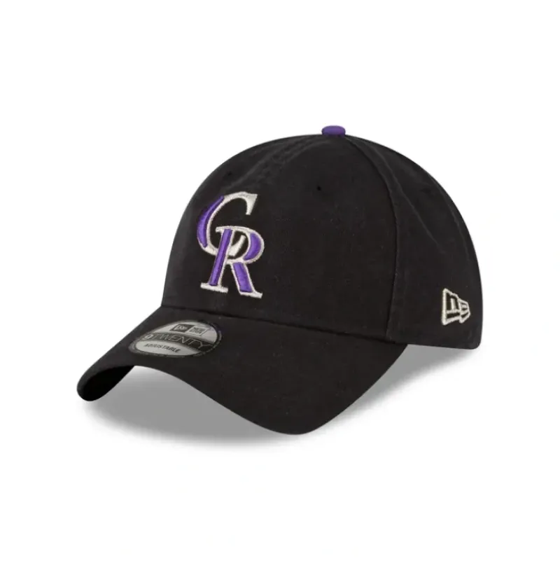 New Colorado Rockies Core Classic Replica Game 9TWENTY Adjustable Hat - KTGCaps - Baseball caps for various teams, purchased online at a discount Caps