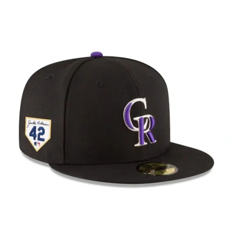 Fashion Colorado Rockies Jackie Robinson Day 2024 59FIFTY Fitted Hat - KTGCaps - Baseball caps for various teams, purchased online at a discount Caps