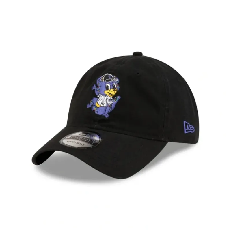 Hot Colorado Rockies Mini Mascot 9TWENTY Adjustable Hat - KTGCaps - Baseball caps for various teams, purchased online at a discount Caps