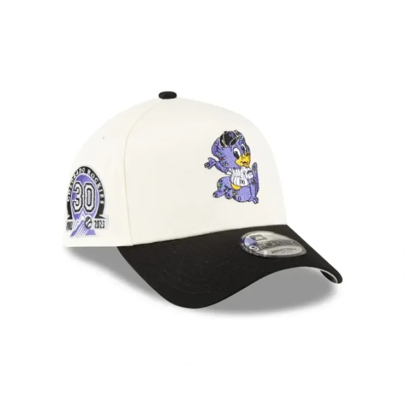 New Colorado Rockies Mini Mascot 9FORTY AFrame Snapback Hat - KTGCaps - Baseball caps for various teams, purchased online at a discount Caps