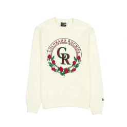 Best Sale Colorado Rockies Novelty Stitch Crewneck - KTGCaps - Baseball caps for various teams, purchased online at a discount Caps
