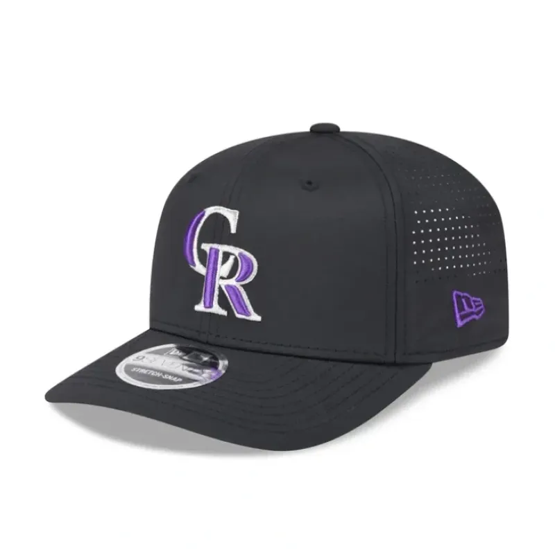 Best Sale Colorado Rockies Perform 9SEVENTY StretchSnap Hat - KTGCaps - Baseball caps for various teams, purchased online at a discount Caps