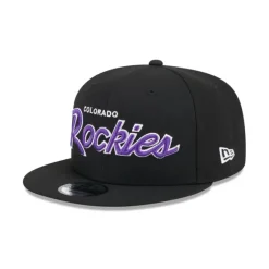 Clearance Colorado Rockies Wordmark 9FIFTY Snapback Hat - KTGCaps - Baseball caps for various teams, purchased online at a discount Caps
