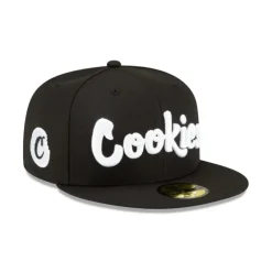 Cheap Cookies Black 59FIFTY Fitted Hat - KTGCaps - Baseball caps for various teams, purchased online at a discount Caps
