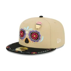 Hot Corpus Christi Hooks Skull Pin 59FIFTY Fitted Hat - KTGCaps - Baseball caps for various teams, purchased online at a discount Caps