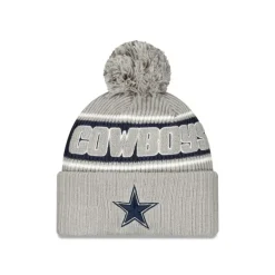 Online Dallas Cowboys 2024 Cold Weather Gray Pom Knit Hat - KTGCaps - Baseball caps for various teams, purchased online at a discount Caps