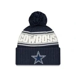 Best Dallas Cowboys 2024 Cold Weather Sport Pom Knit Hat - KTGCaps - Baseball caps for various teams, purchased online at a discount Caps