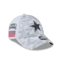 Clearance Dallas Cowboys 2024 Salute to Service 9FORTY StretchSnap Hat - KTGCaps - Baseball caps for various teams, purchased online at a discount Caps