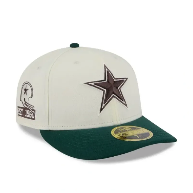 Fashion Dallas Cowboys Mahogany Dust Low Profile 59FIFTY Fitted Hat - KTGCaps - Baseball caps for various teams, purchased online at a discount Caps