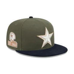 Clearance Dallas Cowboys Olive Green 59FIFTY Fitted Hat - KTGCaps - Baseball caps for various teams, purchased online at a discount Caps
