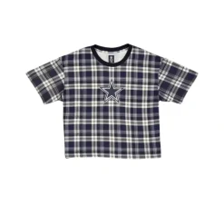 Fashion Dallas Cowboys 3rd Down Plaid Womens TShirt - KTGCaps - Baseball caps for various teams, purchased online at a discount Caps