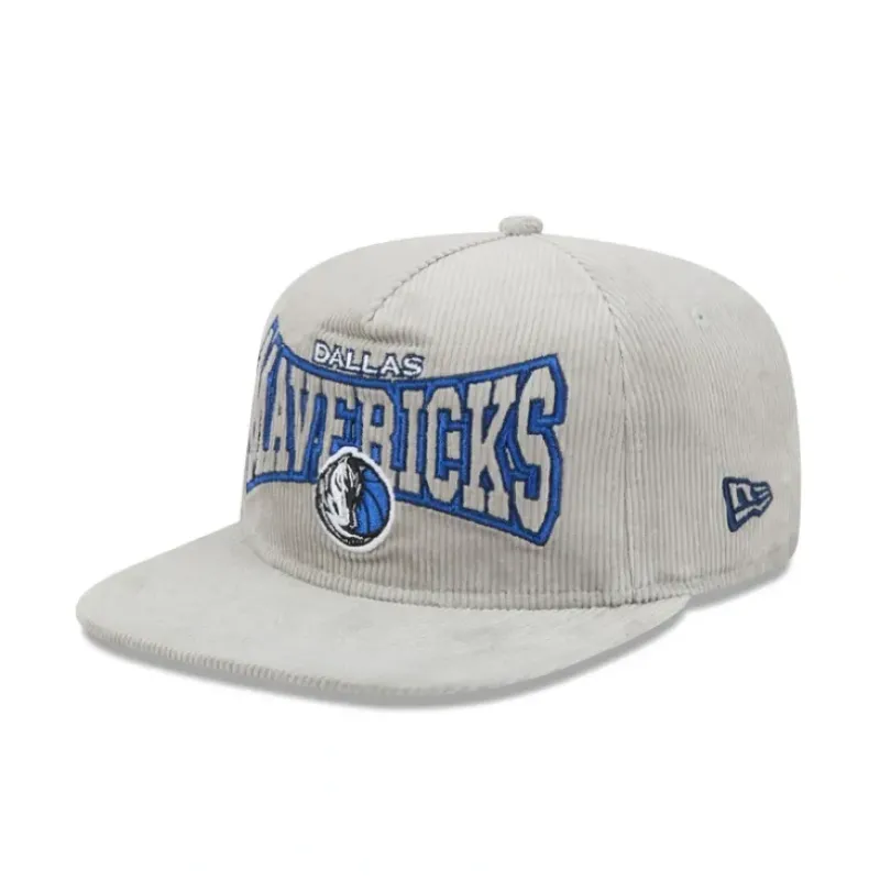 Outlet Dallas Mavericks Gray Cord Golfer Hat - KTGCaps - Baseball caps for various teams, purchased online at a discount Caps