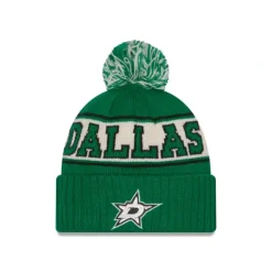 Fashion Dallas Stars Retro Pom Knit Hat - KTGCaps - Baseball caps for various teams, purchased online at a discount Caps