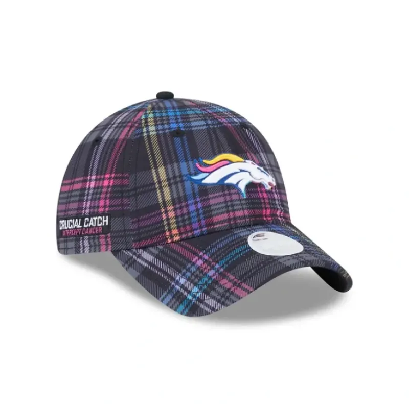 New Denver Broncos 2024 Crucial Catch Womens 9TWENTY Adjustable Hat - KTGCaps - Baseball caps for various teams, purchased online at a discount Caps