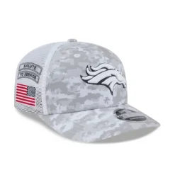 Flash Sale Denver Broncos 2024 Salute to Service 9SEVENTY Trucker Hat - KTGCaps - Baseball caps for various teams, purchased online at a discount Caps