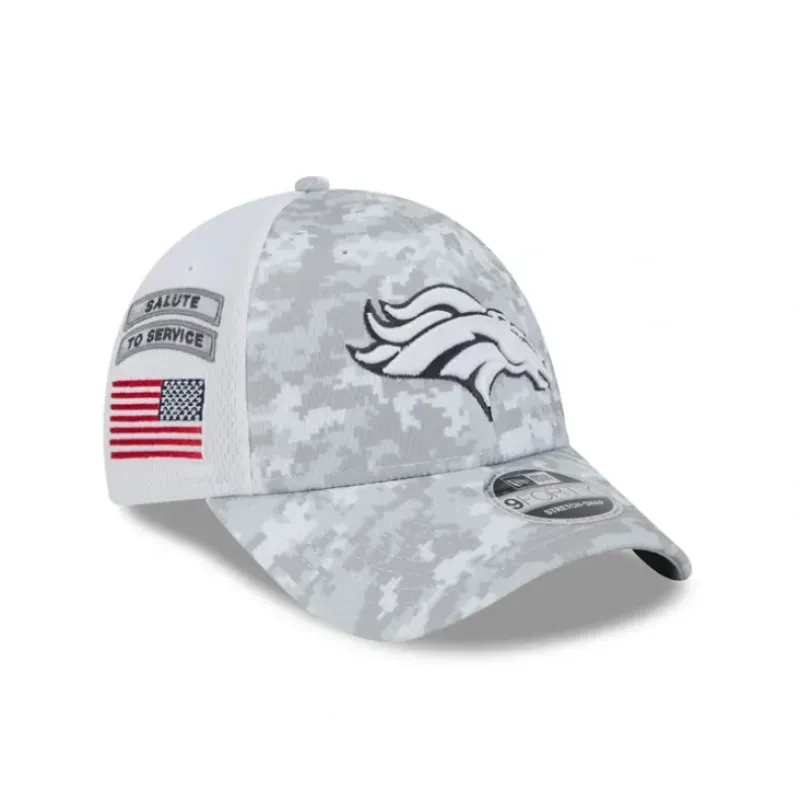 Shop Denver Broncos 2024 Salute to Service 9FORTY StretchSnap Hat - KTGCaps - Baseball caps for various teams, purchased online at a discount Caps