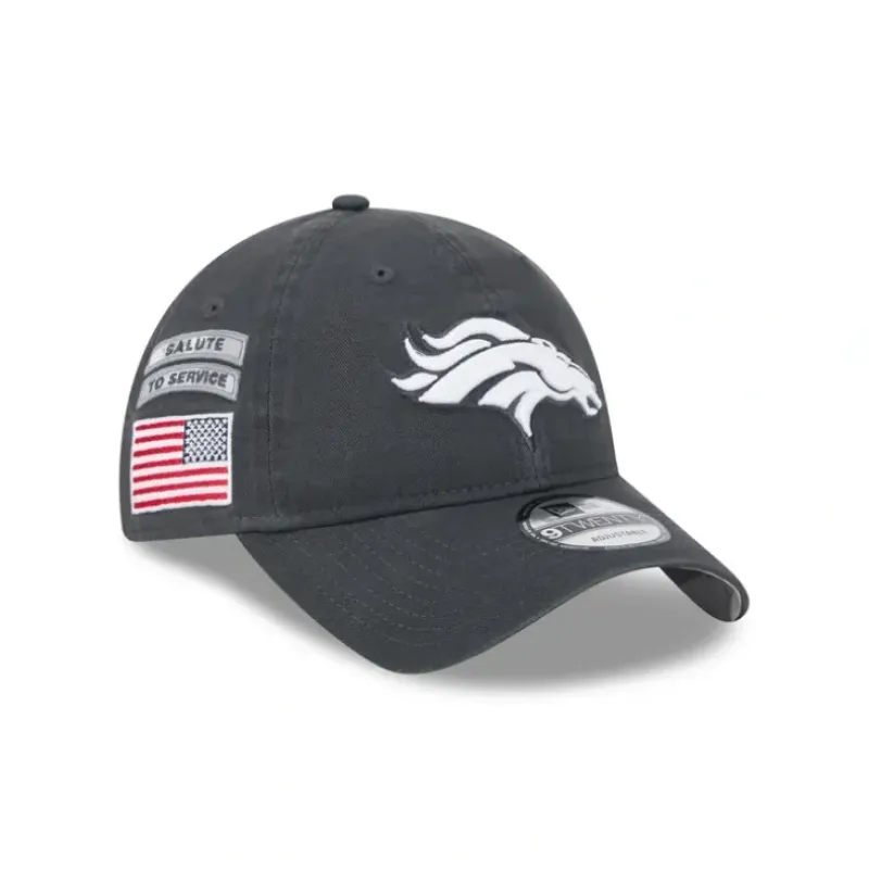 Discount Denver Broncos 2024 Salute to Service 9TWENTY Adjustable Hat - KTGCaps - Baseball caps for various teams, purchased online at a discount Caps