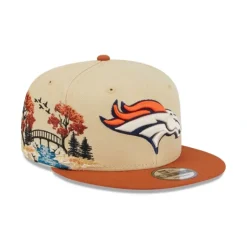 Cheap Denver Broncos Fall Landscape 9FIFTY Snapback Hat - KTGCaps - Baseball caps for various teams, purchased online at a discount Caps