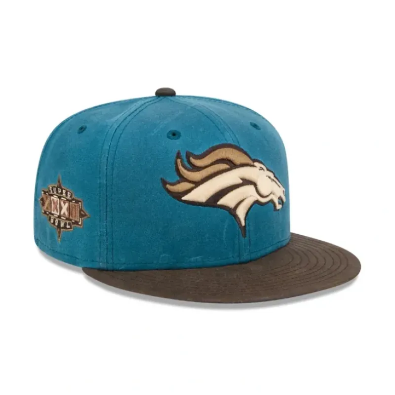 Hot Denver Broncos Indigo 59FIFTY Fitted Hat - KTGCaps - Baseball caps for various teams, purchased online at a discount Caps