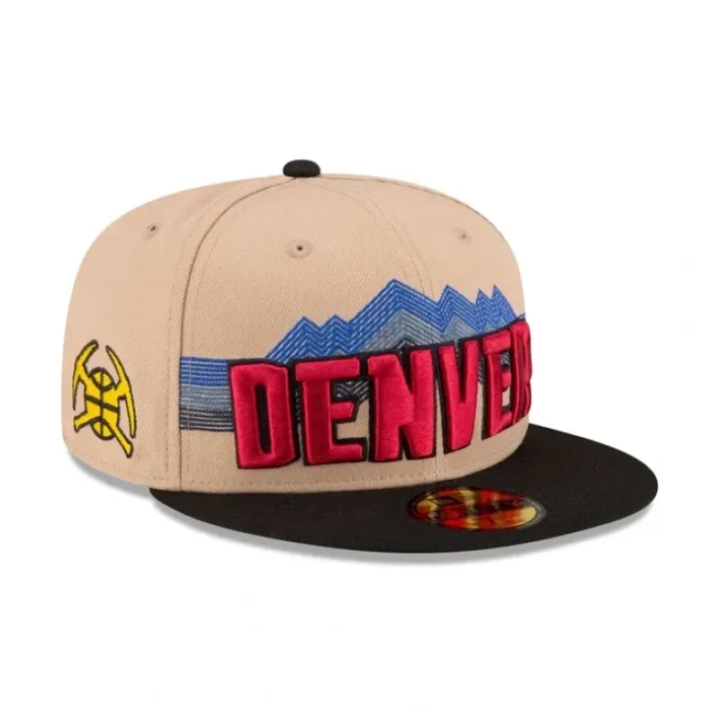Clearance Denver Nuggets 2023 City Edition Alt 2 59FIFTY Fitted Hat - KTGCaps - Baseball caps for various teams, purchased online at a discount Caps