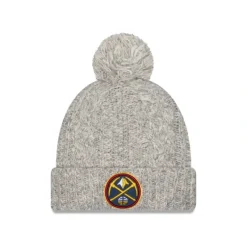 Fashion Denver Nuggets Shimmer Pom Knit Hat - KTGCaps - Baseball caps for various teams, purchased online at a discount Caps