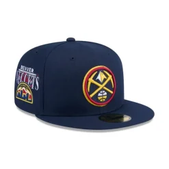 Outlet Denver Nuggets Throwback 59FIFTY Fitted Hat - KTGCaps - Baseball caps for various teams, purchased online at a discount Caps
